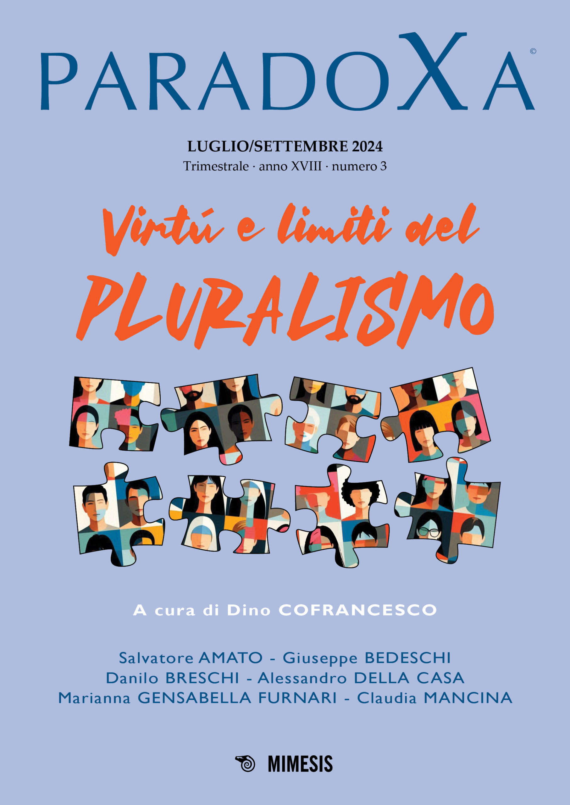 Paradoxa, Anno XVIII – Numero 3 – Luglio/Settembre 2024